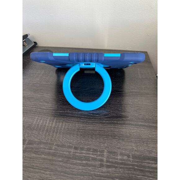 iPad Pro 11 Case with Pencil Holder/360° Rotating Handle Stand, Navy & Blue - Picture 3 of 5